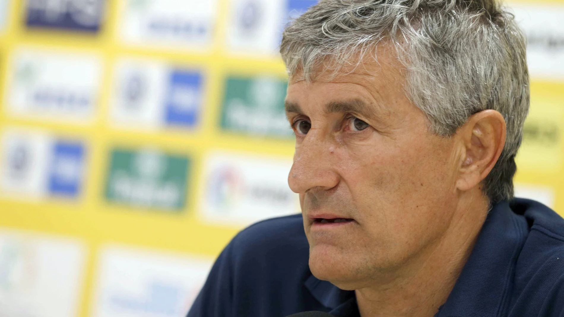 Quique Setién, entrenador de la UD Las Palmas Quique Setién, entrenador de la UD Las Palmas