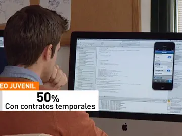 Frame 59.256263 de: Cuatro de cada diez jóvenes en España están en riesgo de pobreza o exclusión social Frame 59.256263 de: Cuatro de cada diez jóvenes en España están en riesgo de pobreza o exclusión social