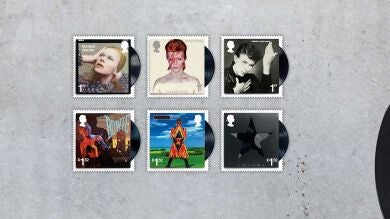Reino Unido lanza una decena de sellos en honor a David Bowie