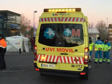 Una ambulancia del Summa Una ambulancia del Summa