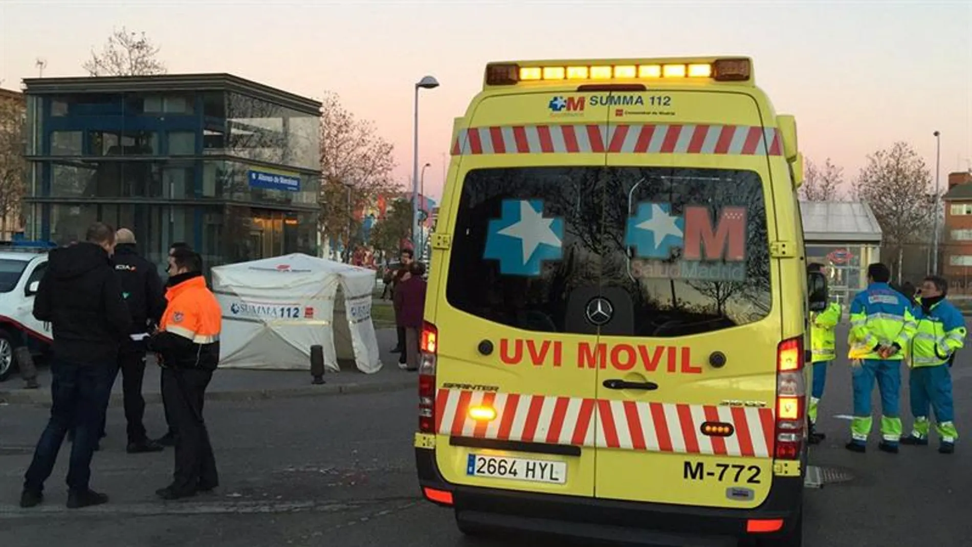 Una ambulancia del Summa Una ambulancia del Summa