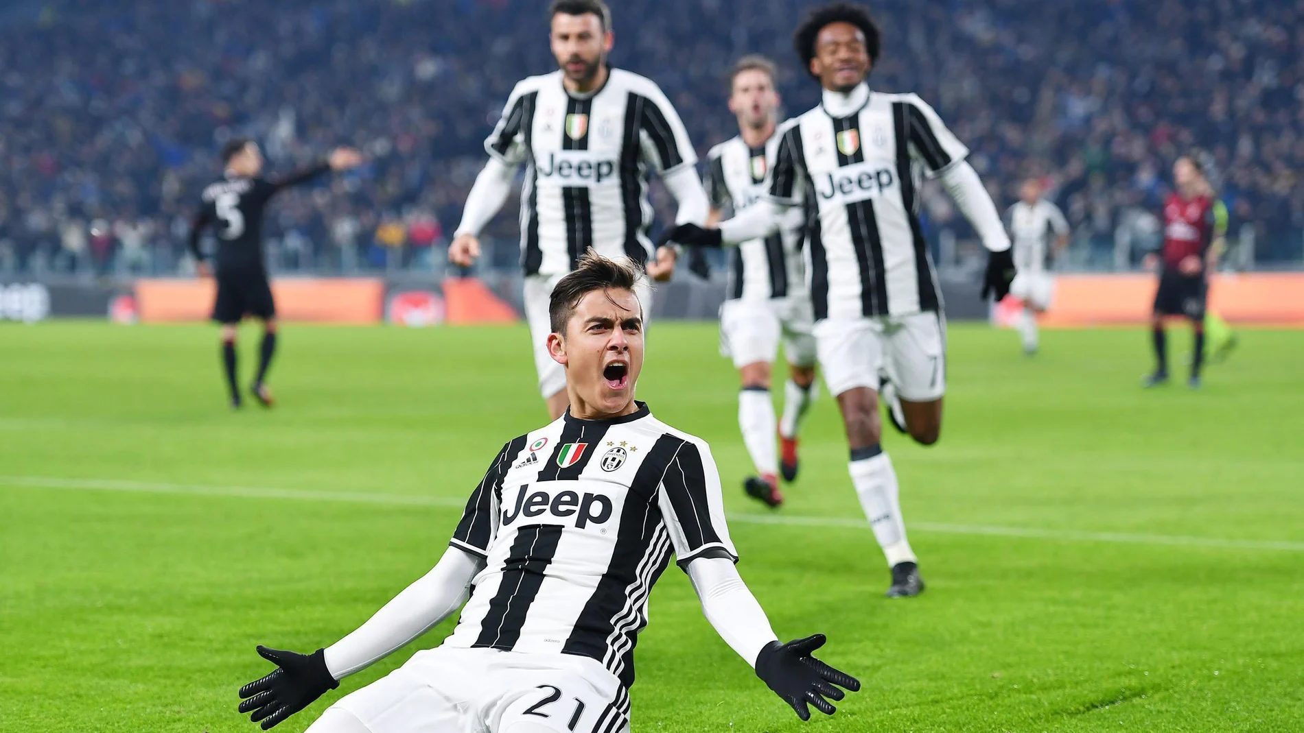 Dybala, celebrando un gol con la Juventus Dybala, celebrando un gol con la Juventus