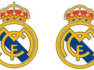 El escudo del Real Madrid con y sin cruz El escudo del Real Madrid con y sin cruz