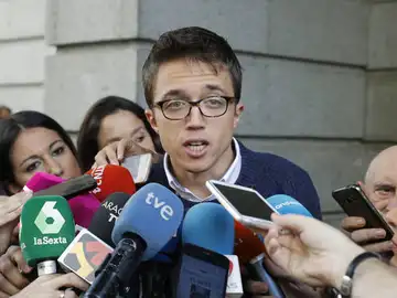 Errejón ante la prensa Errejón ante la prensa
