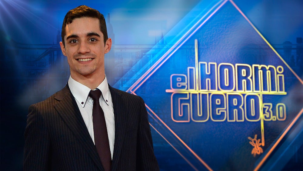 Javier Fernández, doble campeón del mundo en patinaje artístico, visita a Pablo Motos