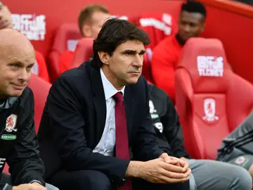 Karanka en un partido con el Middlesbrough Karanka en un partido con el Middlesbrough
