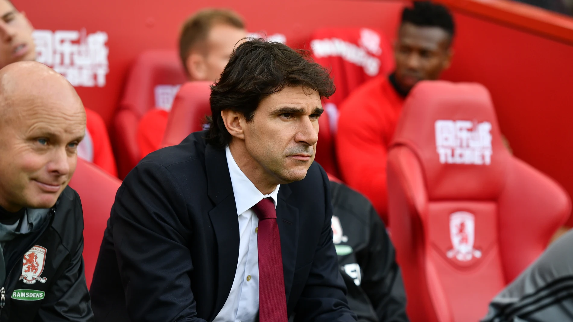 Karanka en un partido con el Middlesbrough Karanka en un partido con el Middlesbrough