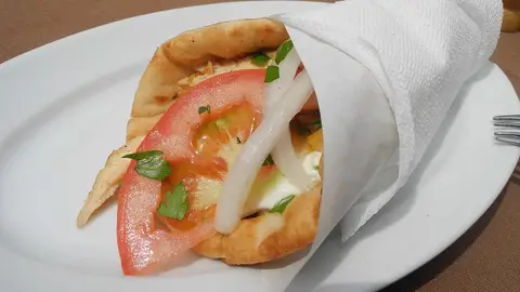 Kebab griego Gastronomía