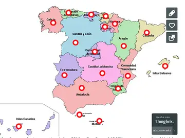 Mapa del abandono escolar temprano por CCAA Mapa del abandono escolar temprano por CCAA