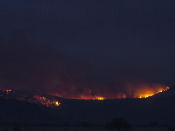 El incendio en la Sierra de Béjar