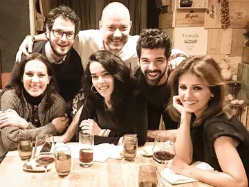 El reparto de 'Un paso adelante' de cena El reparto de 'Un paso adelante' de cena