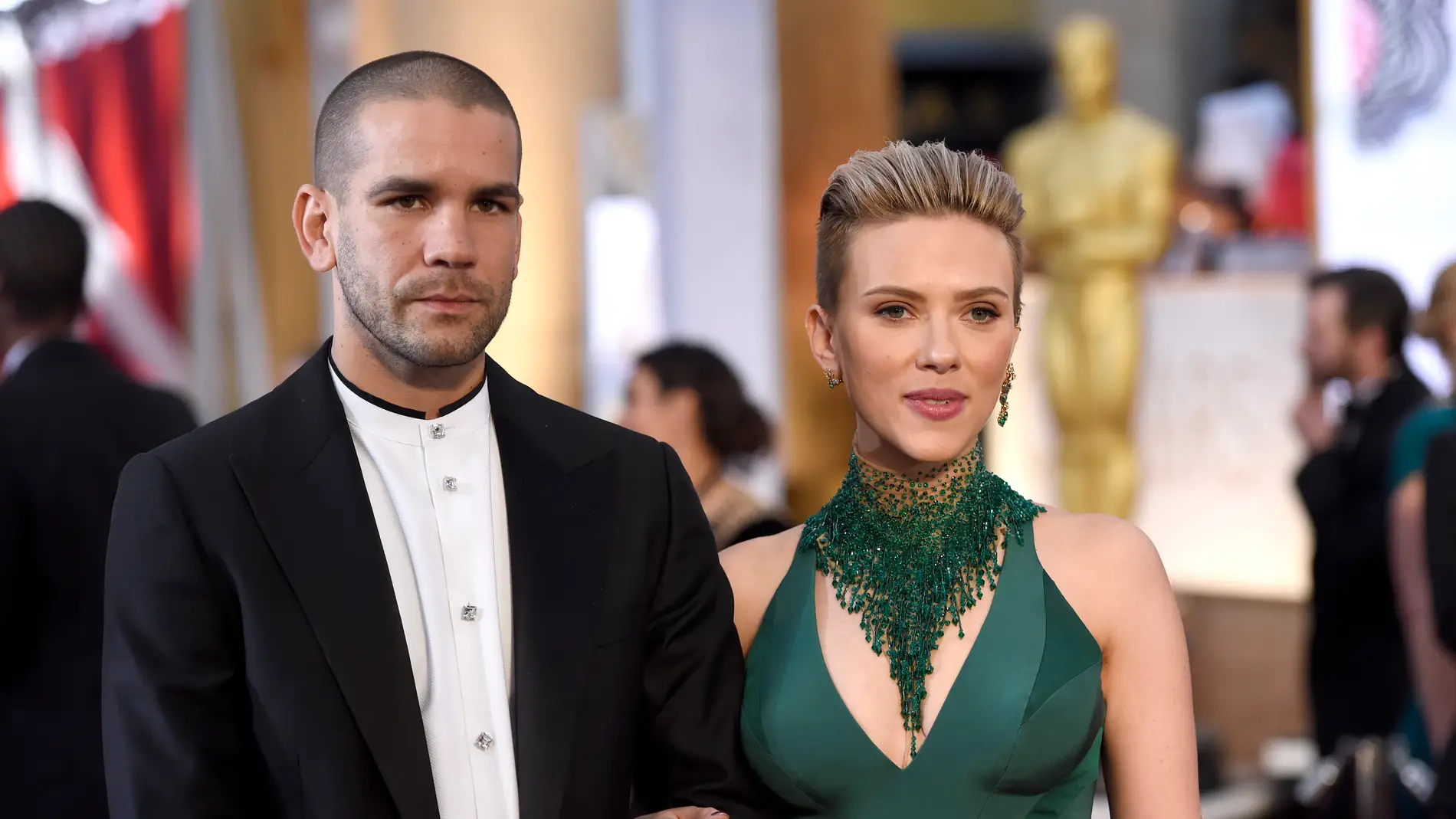 Scarlett Johansson y Romain Dauriac