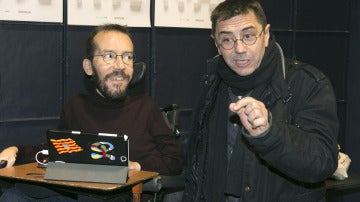 Juan Carlos Monedero y Pablo Echenique