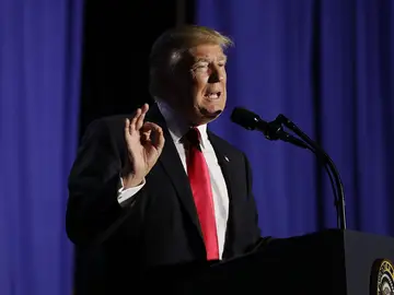 Donald Trump ante los medios Donald Trump ante los medios