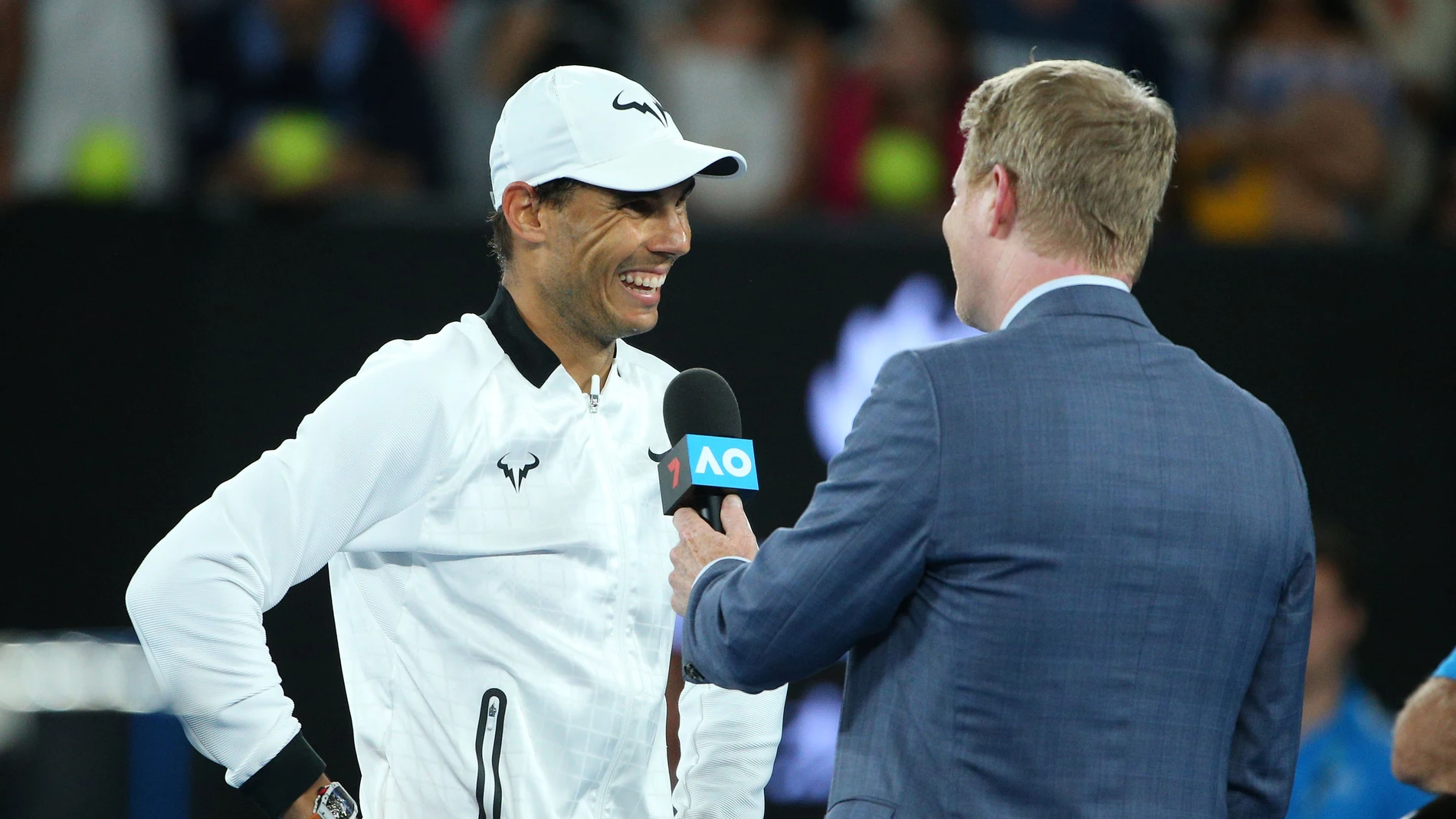 Rafa Nadal responde a las preguntas de Jim Courier Rafa Nadal responde a las preguntas de Jim Courier