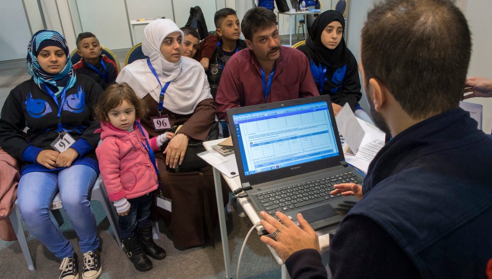 Entrevista a refugiados