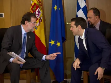 Mariano Rajoy y Alexis Tsipras Mariano Rajoy y Alexis Tsipras