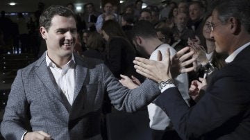 Albert Rivera, en un acto de Ciudadanos