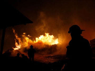 Ola de incendios en Chile