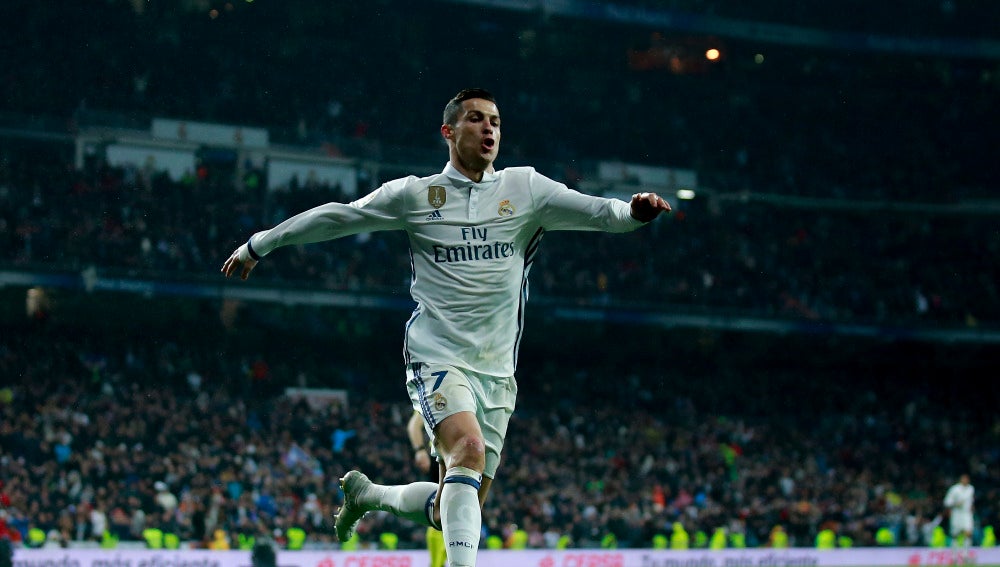 Cristiano Ronaldo celebrando un gol