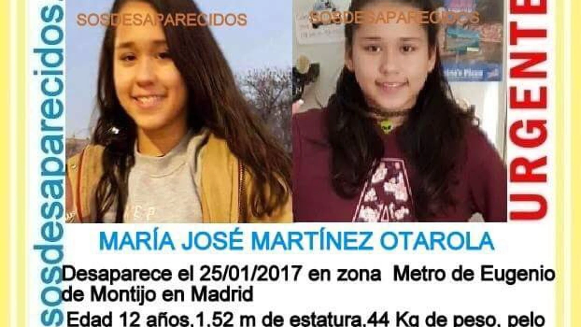 Menor desaparecida Menor desaparecida