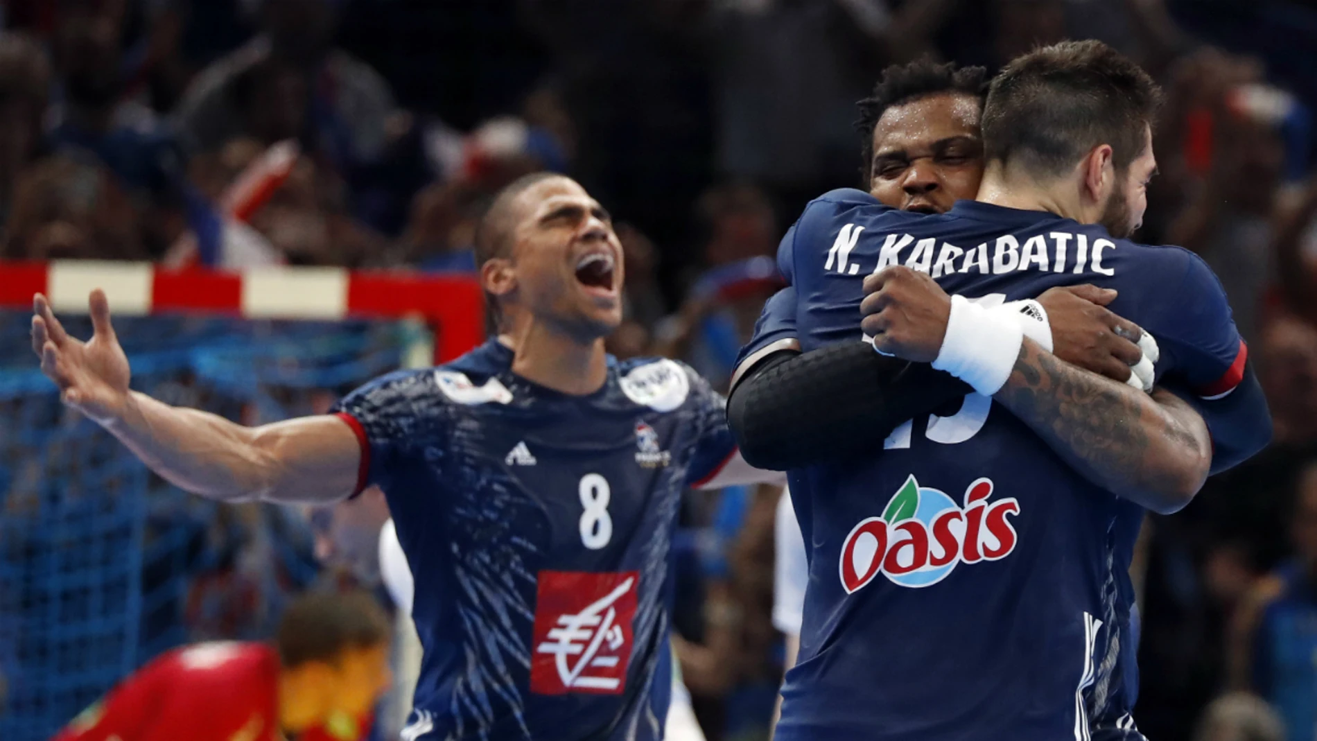 Francia celebra el Mundial de balonmano Francia celebra el Mundial de balonmano