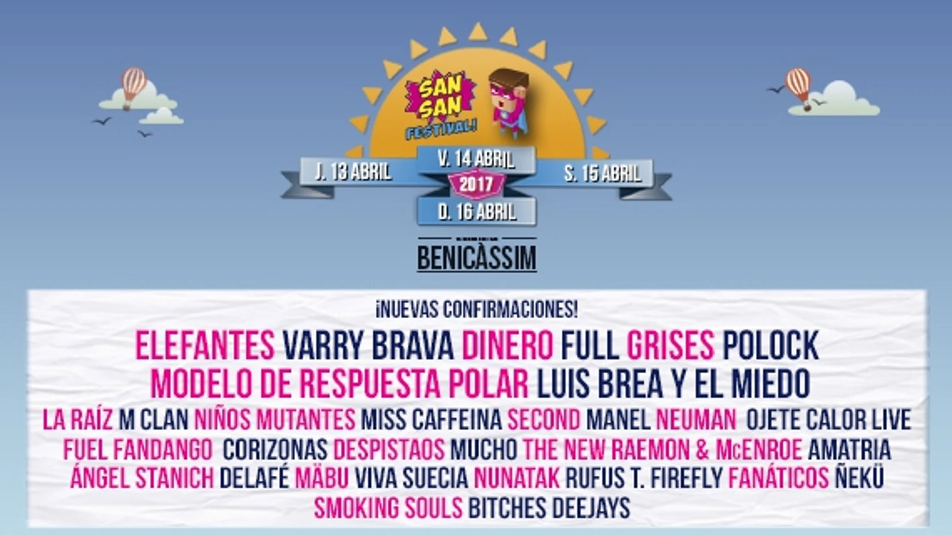 Cartel SanSan Festival Cartel SanSan Festival