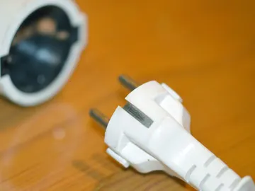 Imagen de archivo de un enchufe Imagen de archivo de un enchufe