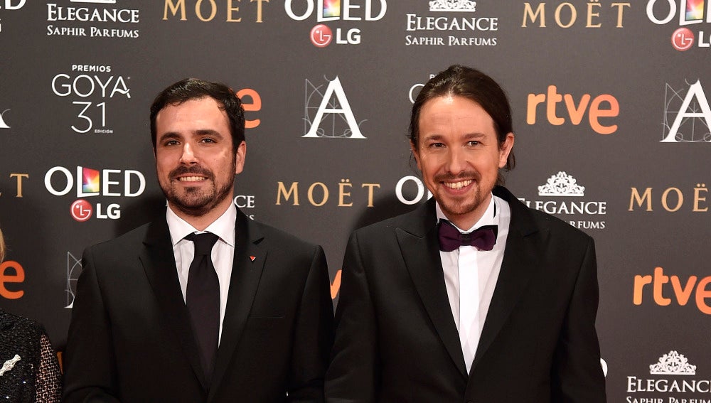 Pablo Iglesias y Alberto Garzón