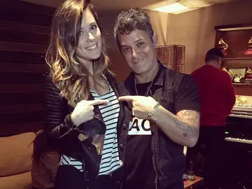 Lorena Gómez y Alejandro Sanz Lorena Gómez y Alejandro Sanz