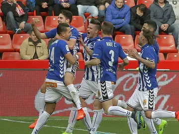 El Alavés celebra un gol El Alavés celebra un gol