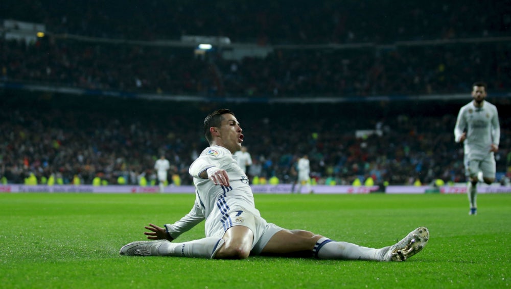 Cristiano celebra un gol