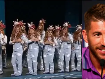 La chirigota de Sergio Ramos en Cádiz La chirigota de Sergio Ramos en Cádiz