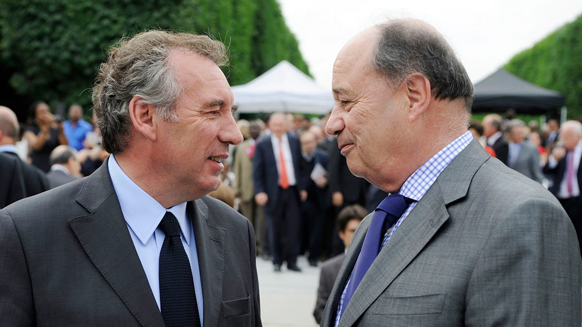 François Bayrou habla con Jean-Michel Baylet François Bayrou habla con Jean-Michel Baylet