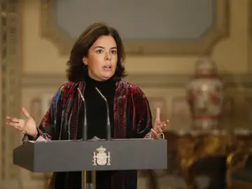 La vicepresidenta del Gobierno, Soraya Sáenz de Santamaría La vicepresidenta del Gobierno, Soraya Sáenz de Santamaría