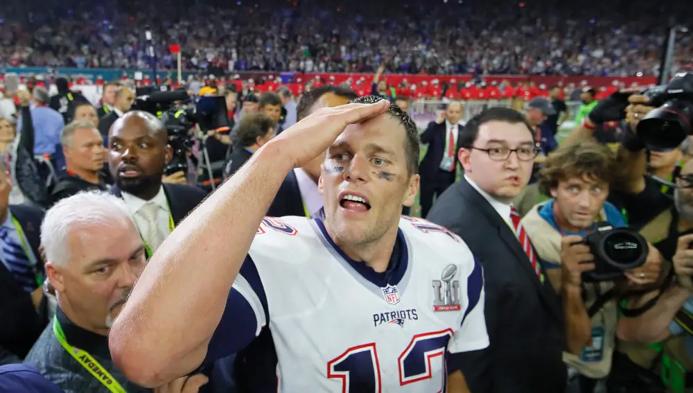 Tom Brady, tras ganar la Super Bowl