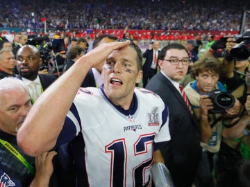 Tom Brady, tras ganar la Super Bowl