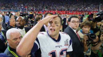 Tom Brady, tras ganar la Super Bowl