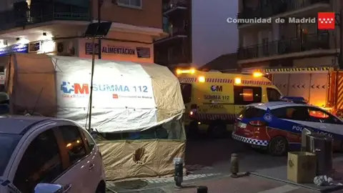 Efectivos del Summa en San Sebastián de los Reyes Efectivos del Summa en San Sebastián de los Reyes