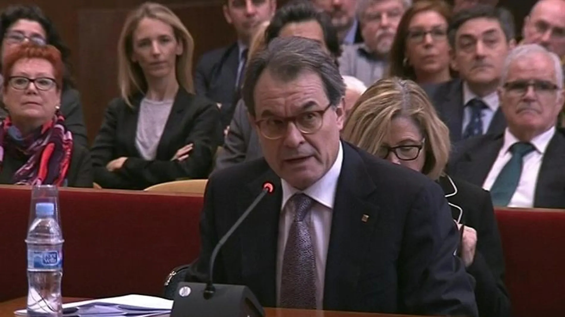 Artur Mas en su declaración Artur Mas en su declaración