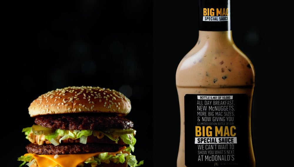 ANTENA 3 TV Los botes de salsa de Big Mac, McChicken y FiletOFish