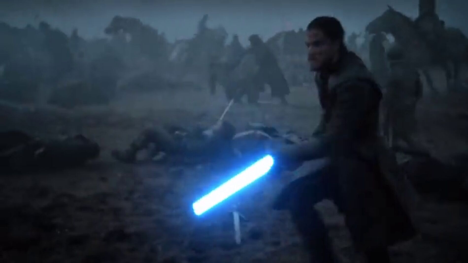 Frame 58.746118 de: ¿Cómo serían las batallas de 'Juego de Tronos' con sables jedi de 'Star Wars'?