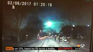 Graban un espectacular meteorito sobre el cielo de Illinois, en Estados Unidos
