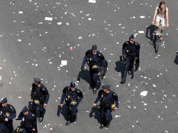 Varios policías en Francia