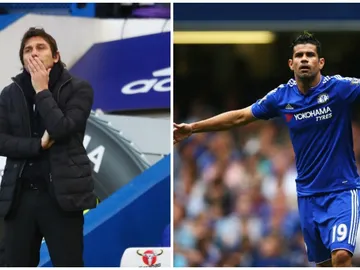 Antonio Conte y Diego Costa Antonio Conte y Diego Costa