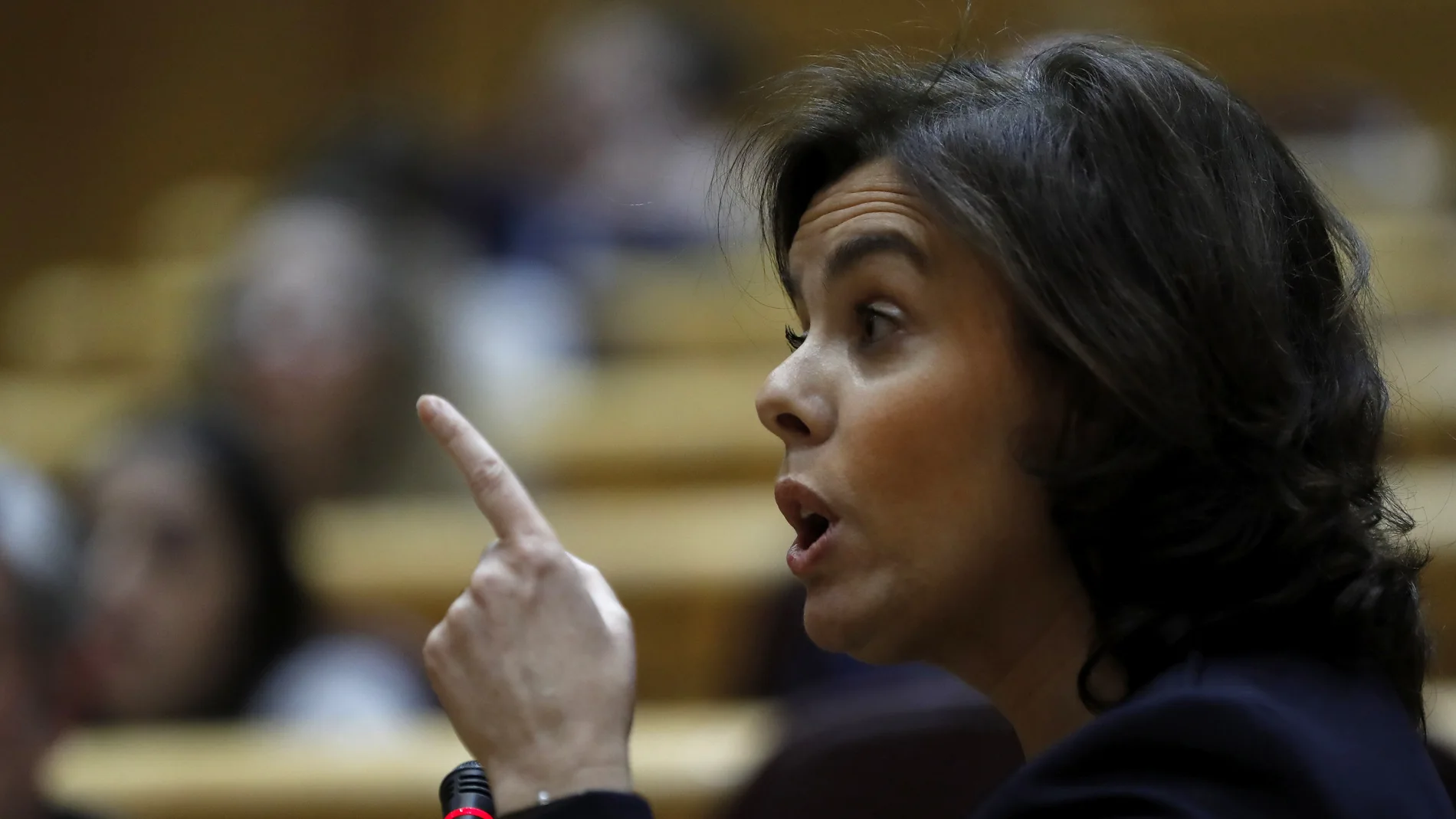 Soraya Sáenz de Santamaría en el Senado Soraya Sáenz de Santamaría en el Senado