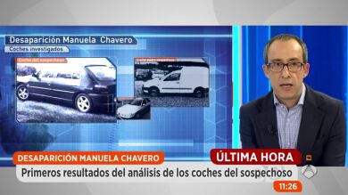 Criminalística ya investiga las muestras recogidas de los coches del sospechoso de la desaparición de Manuela Chavero