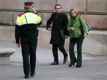 Artur Mas, en la segunda jornada del juicio Artur Mas, en la segunda jornada del juicio