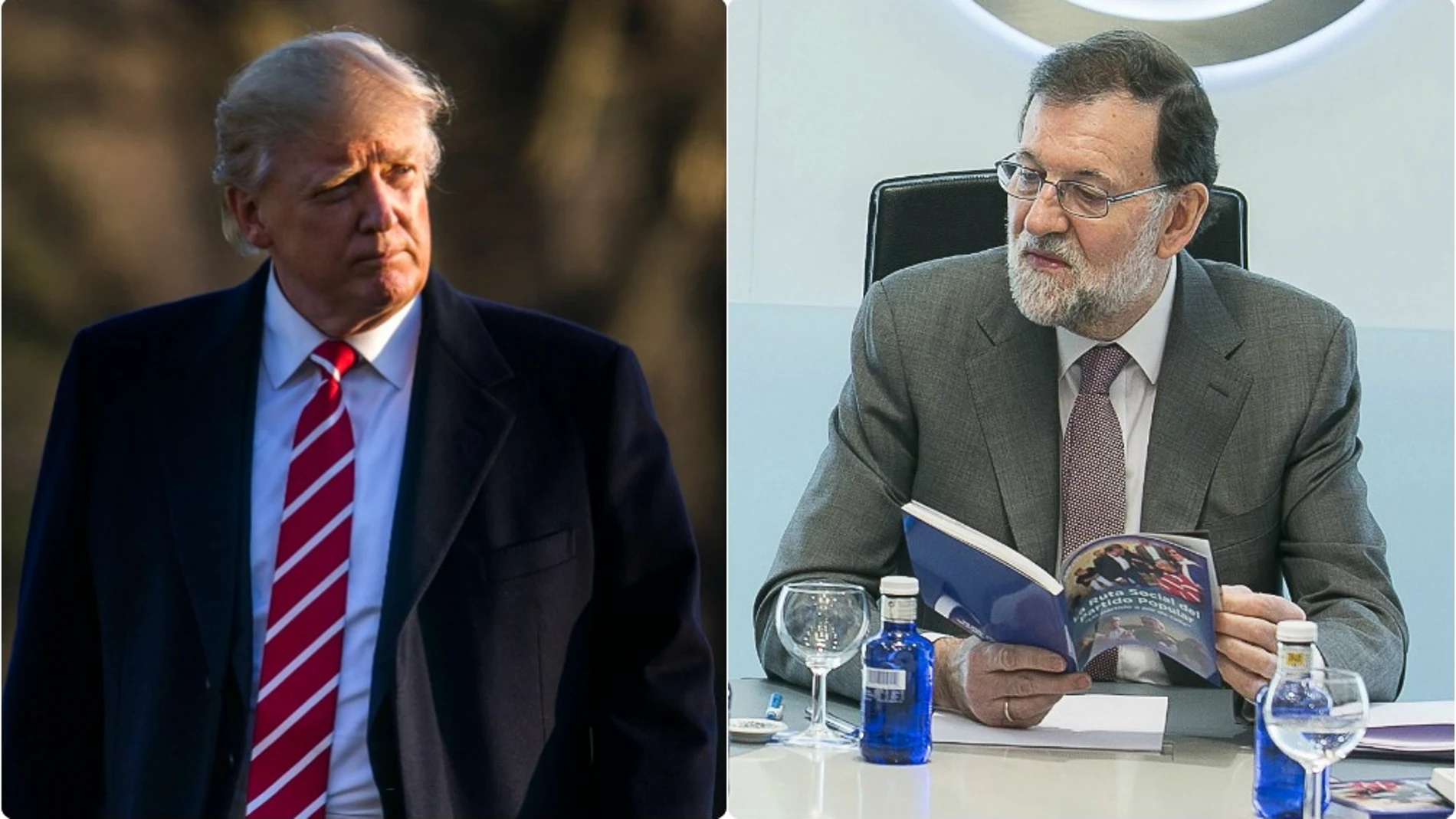 Donald Trump y Mariano Rajoy Donald Trump y Mariano Rajoy