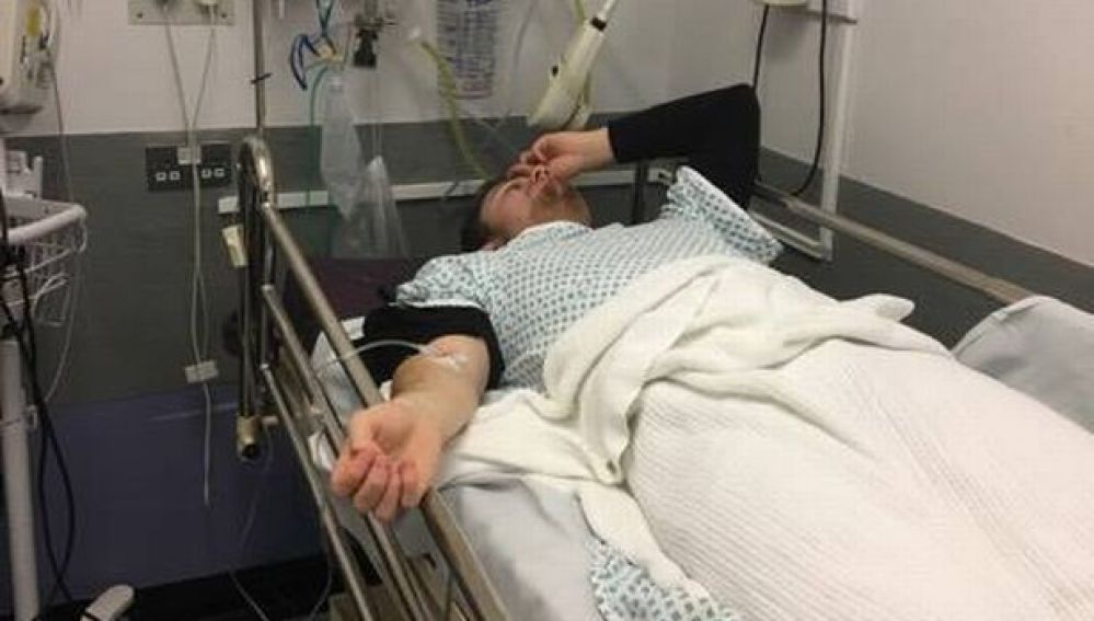 George Magraw, el joven que sufrió una lesión en la columna vertebral tras saltar desde un trampolín en Flip Out Chester